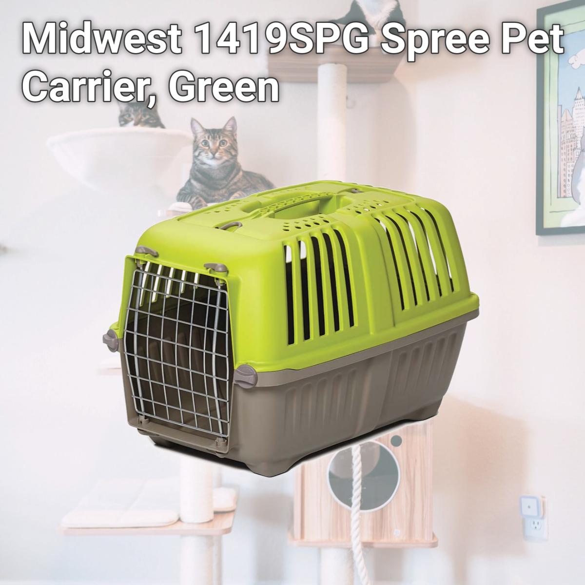Picture of Midwest 1419SPG Spree Pet Carrier, Green