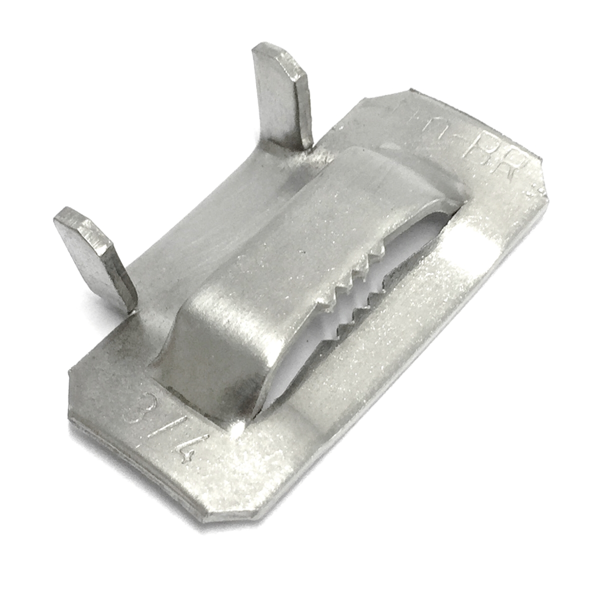 Picture of Fechometal USA FDT7219018NFMT 3 to 4 in. 201 Stainless Steel Ear-Lokt Banding Buckles