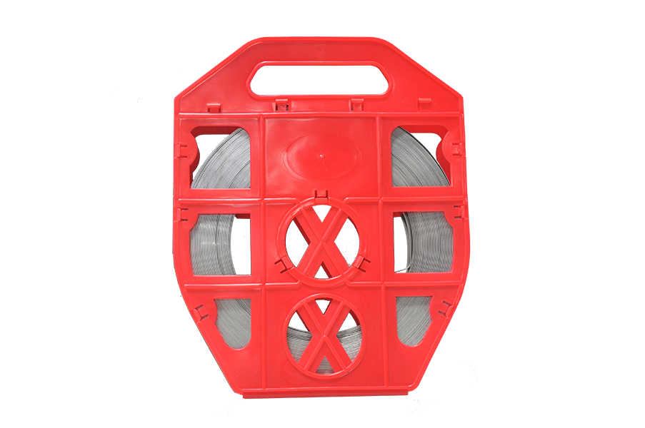 Picture of Fechometal USA 3-4 Inch 304SS Band - Red Plastic Dispenser