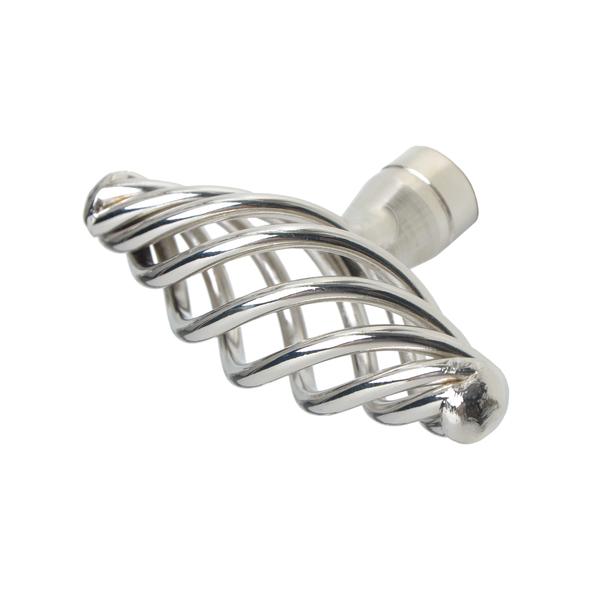Aire Brushed Nickel Cabinet Knob  2.4 inch