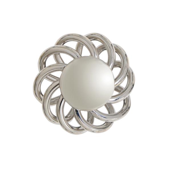 Utopia Alley HW323PLNK021 Aire Round Swirl Knob, Brushed Nickel