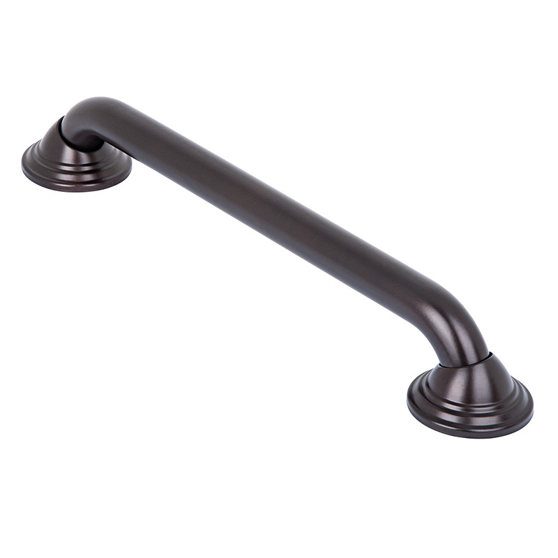 Decorative Shower Safety Grab Bar  Oil Rubbed Bronze  16 inch
