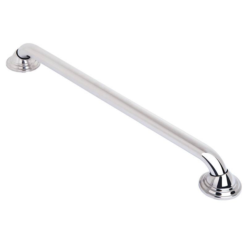 Decorative Shower Safety Grab Bar  Chrome  24 inch