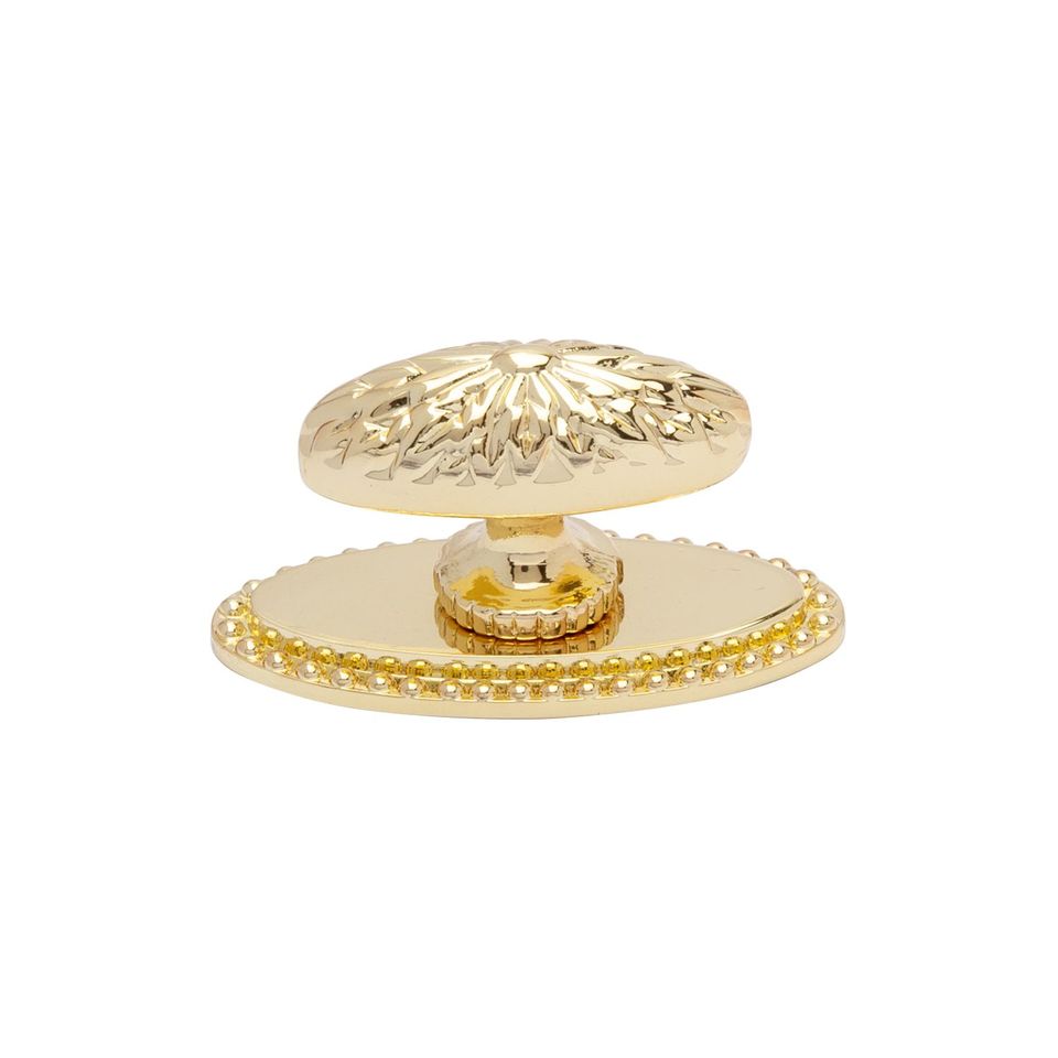 Megan Gold Ring Cabinet Pull, 1.9 in. dia.