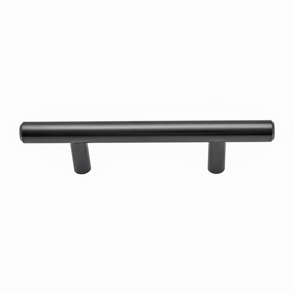 Carli Cabinet Pull Handle, Matt Black - 3 in. Center to Center