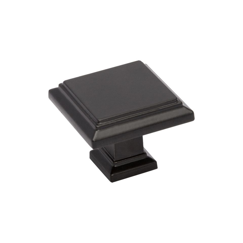 Dover Cabinet Pull Knob, Matt Black