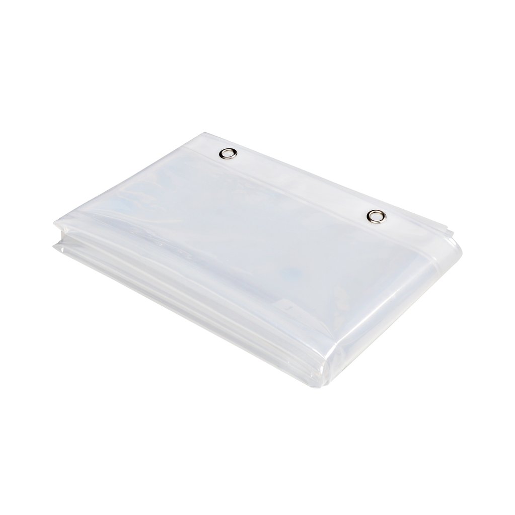 72 x 72 in. 4.8G Clear PEVA Shower Curtain Liner with Magnets