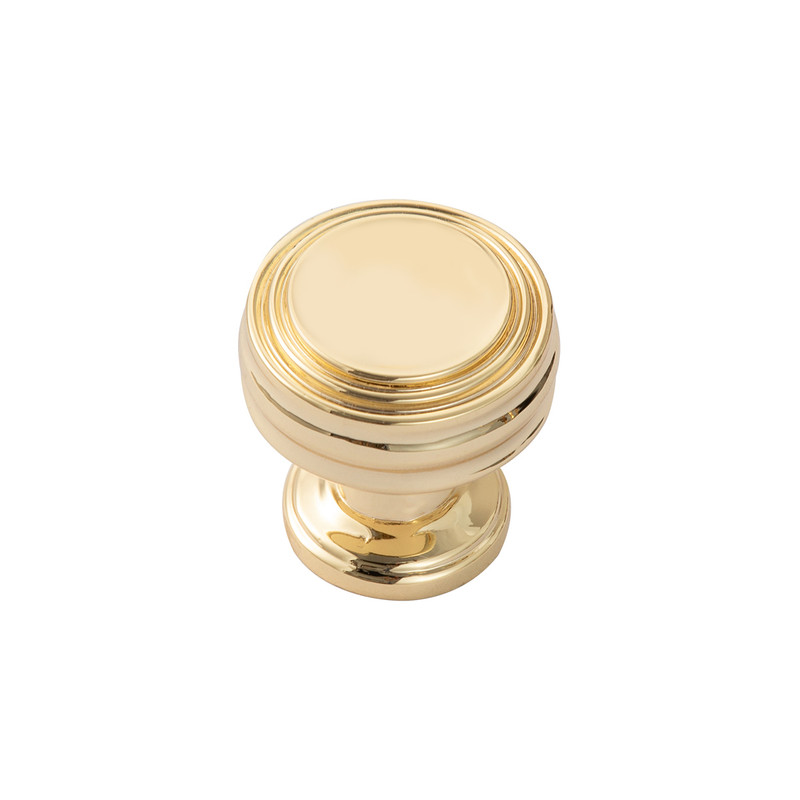 Cabinet Knob, Polished Gold