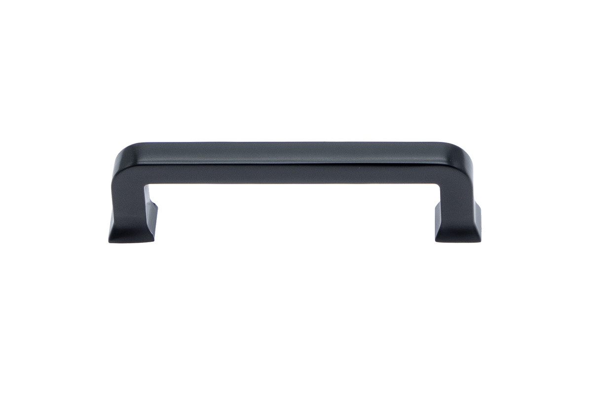 3.75 in. Center to Center Zinc Cabinet Pull, Matt Black