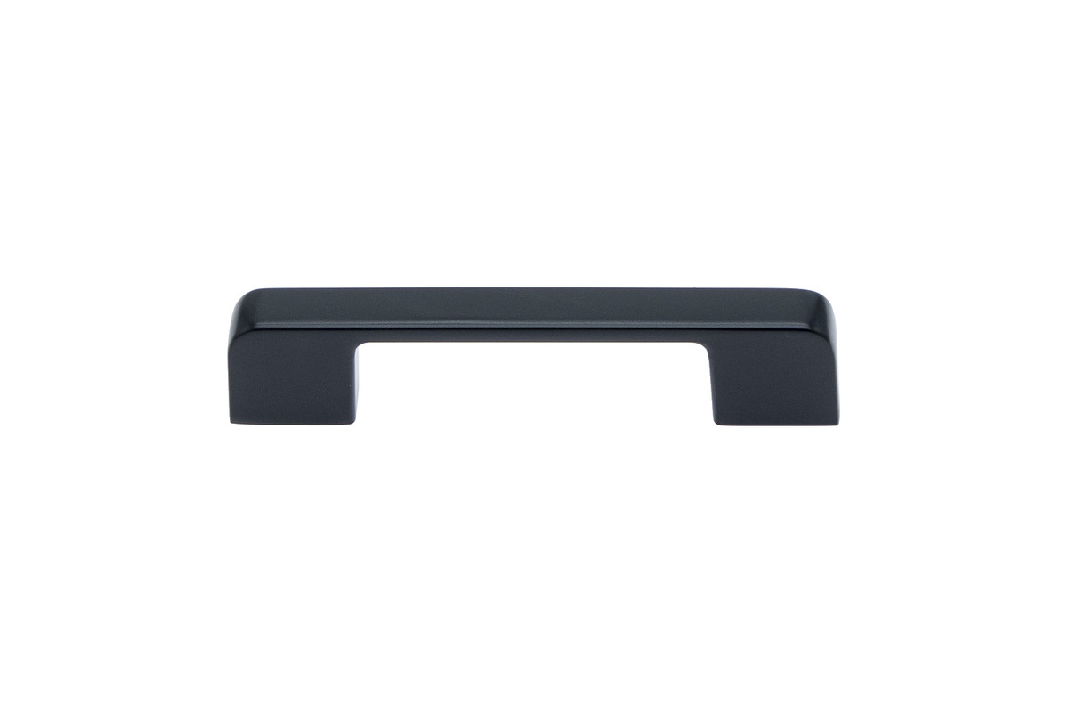 3.75 in. Center to Center Zinc Cabinet Pull, Matt Black