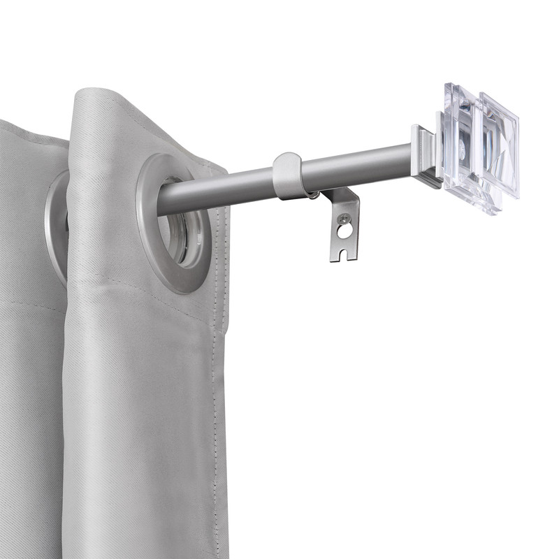 075 in Curtain Rod for 28 to 48 in Windows44 Nickel