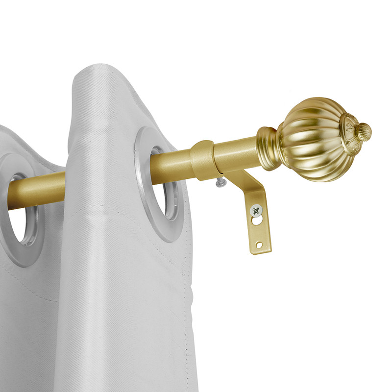 075 in Curtain Rod for 28 to 48 in Windows44 Gold