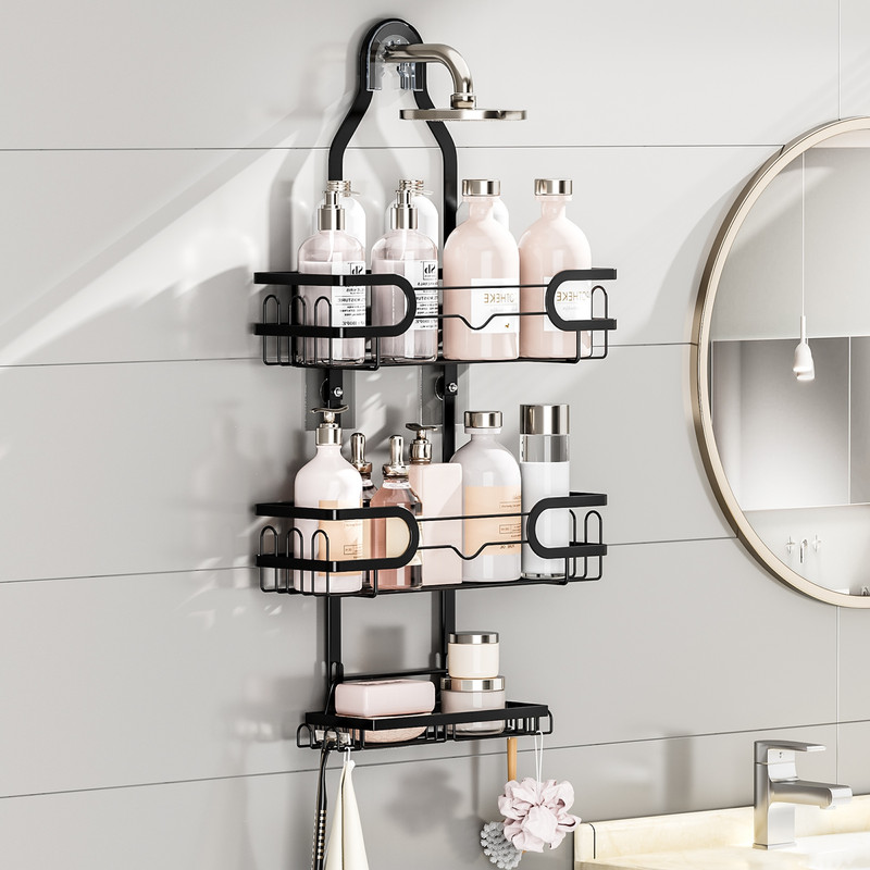 Picture of Utopia Alley SHC8BK KD Rust-Resistant Steel Shower Caddy for Shower Heads - Black