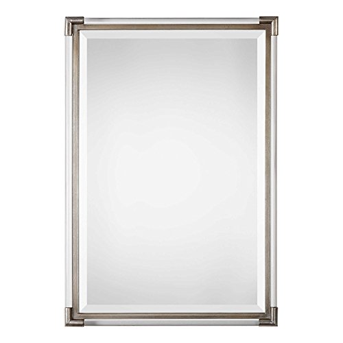 Picture of 212 Main 9199 Mackai Metallic Silver Mirror - Metal  Acrylic &amp; MDF