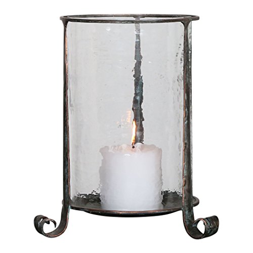 Picture of 212 Main 20044 Nicia Bronze Candleholder - Iron &amp; Glass
