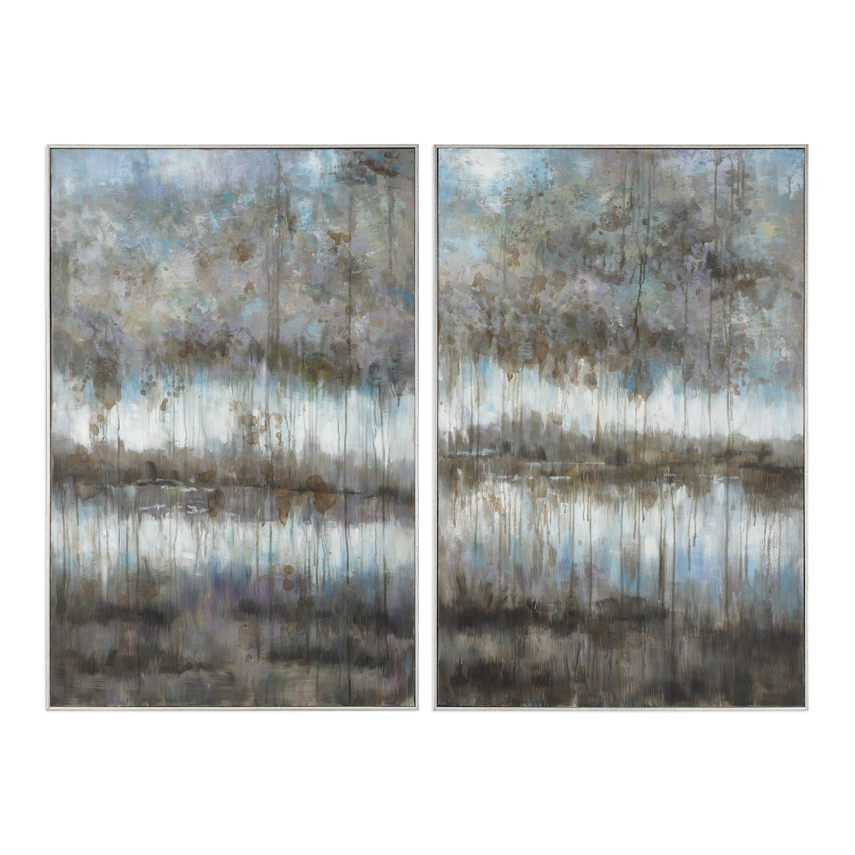 Picture of 212 Main 31411 Gray Reflections Landscape Art  Set of 2