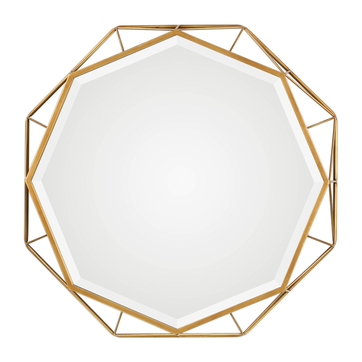 Picture of 212 Main 09317 Mekhi Antiqued Gold Mirror