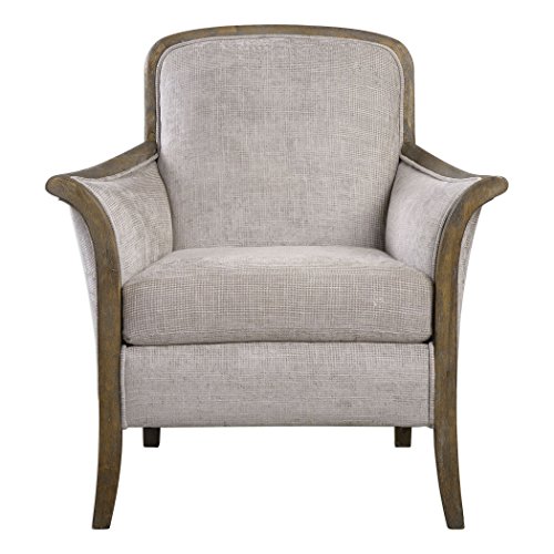 Picture of 212 Main 23369 31.5 x 35 x 31 in. Brittoney Taupe Armchair - Solid Wood  Plywood &amp; Fabric