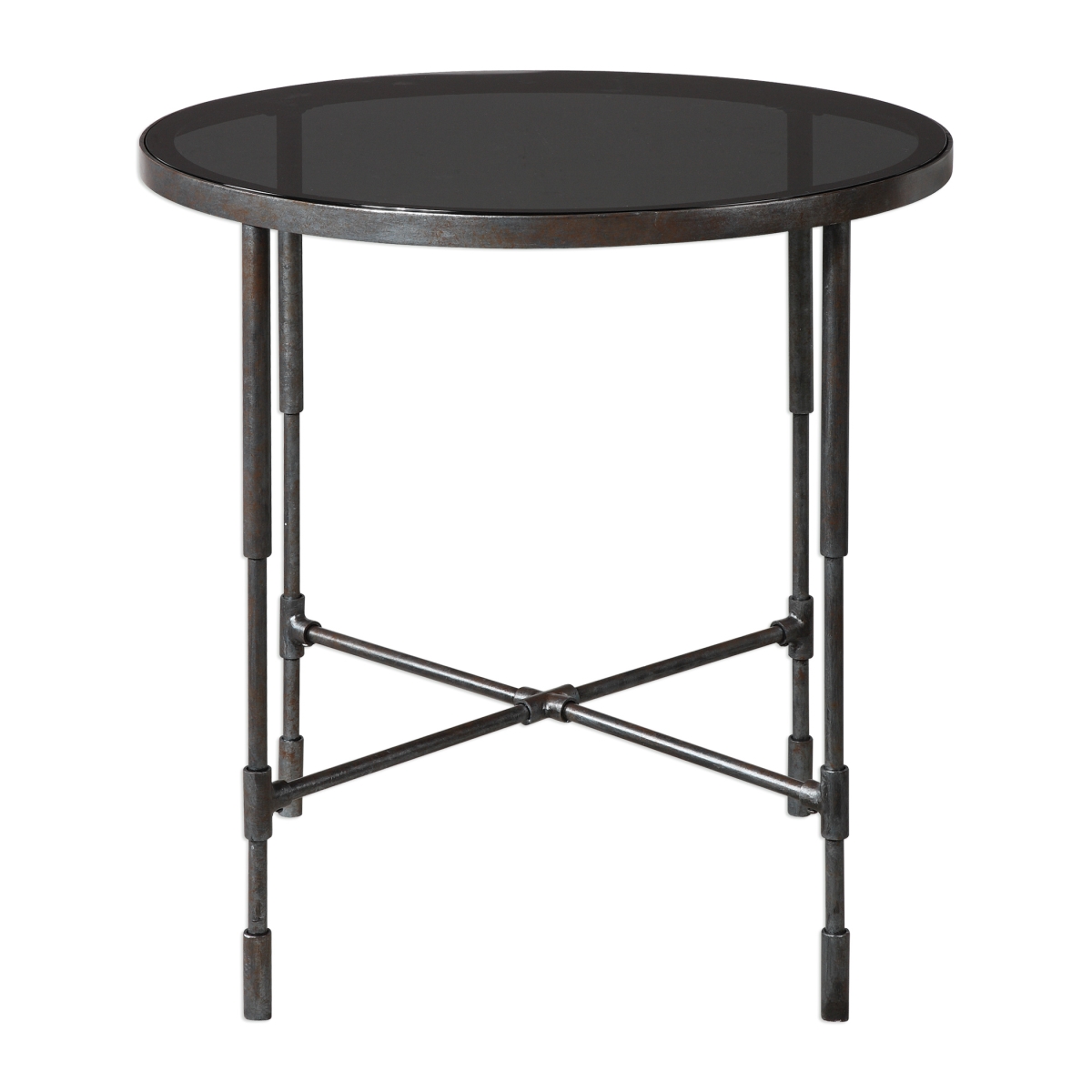 Picture of 212 Main 24783 Vande Aged Steel Accent Table