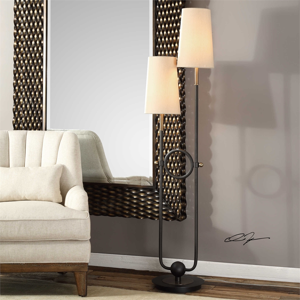 Picture of 212 Main 28169 Riano 2 Arm &amp; 2 Light Floor Lamp