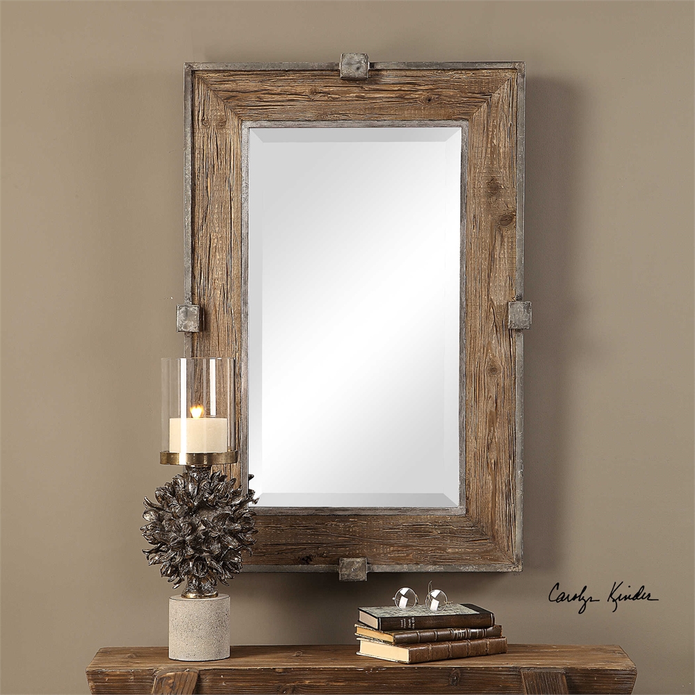 Picture of 212 Main 09433 Siringo Weathered Wood Mirror