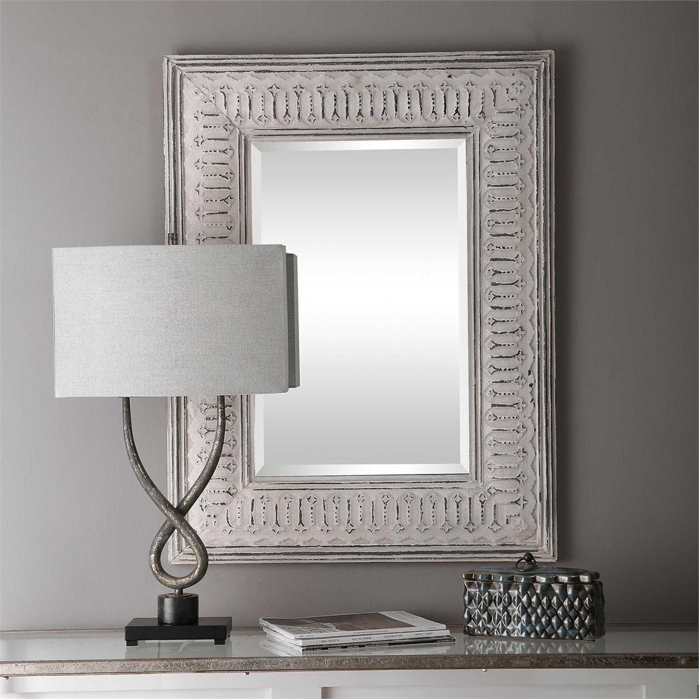 Picture of 212 Main 09455 Argenton Aged Gray Rectangle Mirror