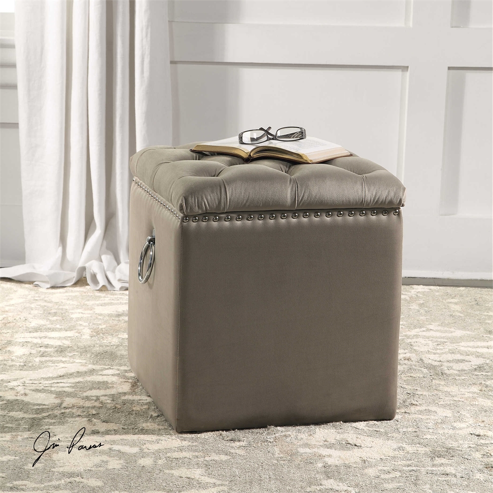 Picture of 212 Main 23455 Talullah Tufted Storage Ottoman