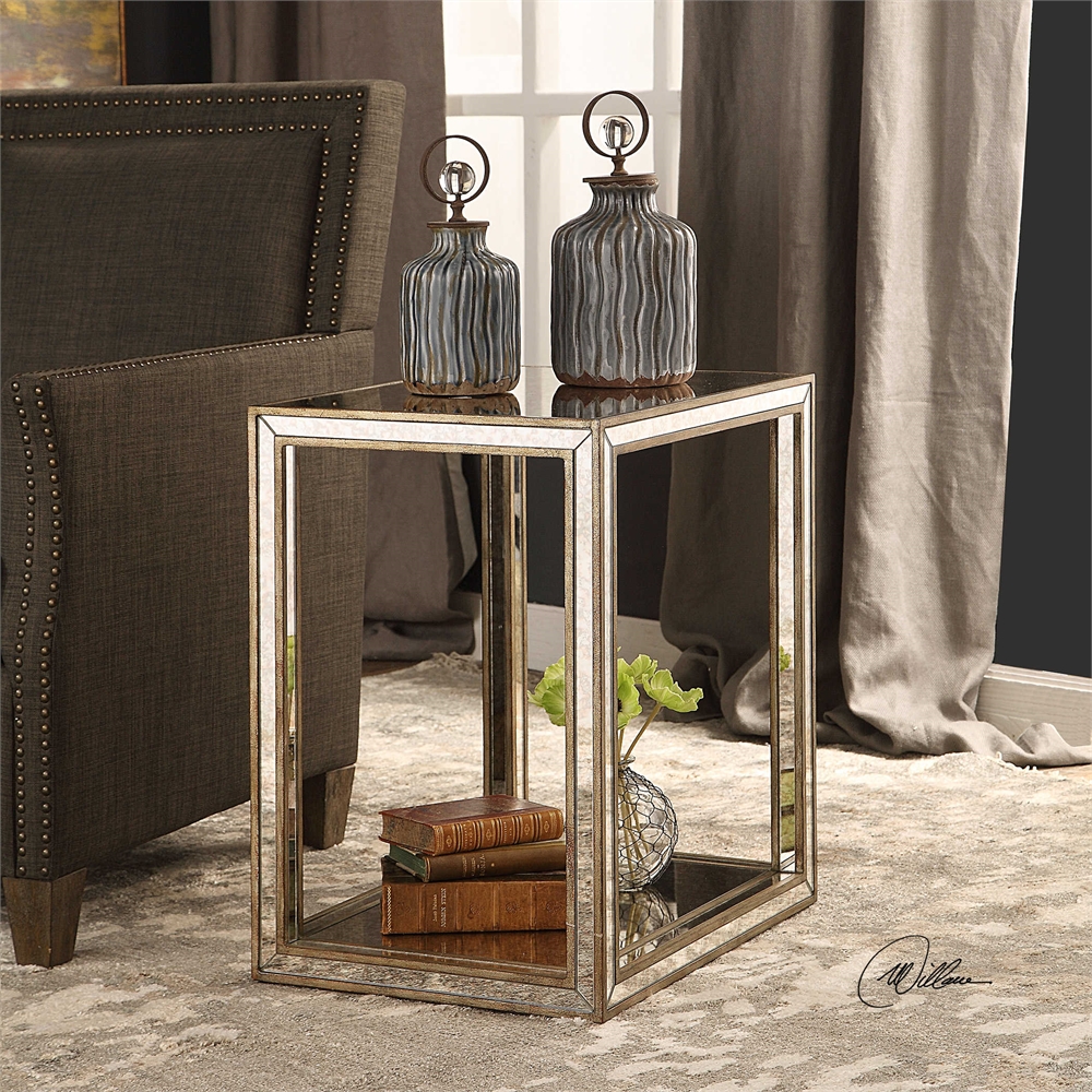 Picture of 212 Main 24858 Julie Mirrored End Table