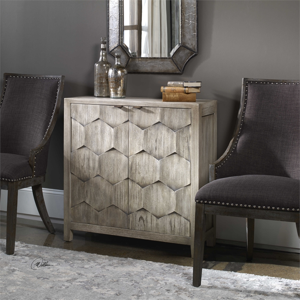 Picture of 212 Main 25862 Catori Smoked Ivory Console Cabinet