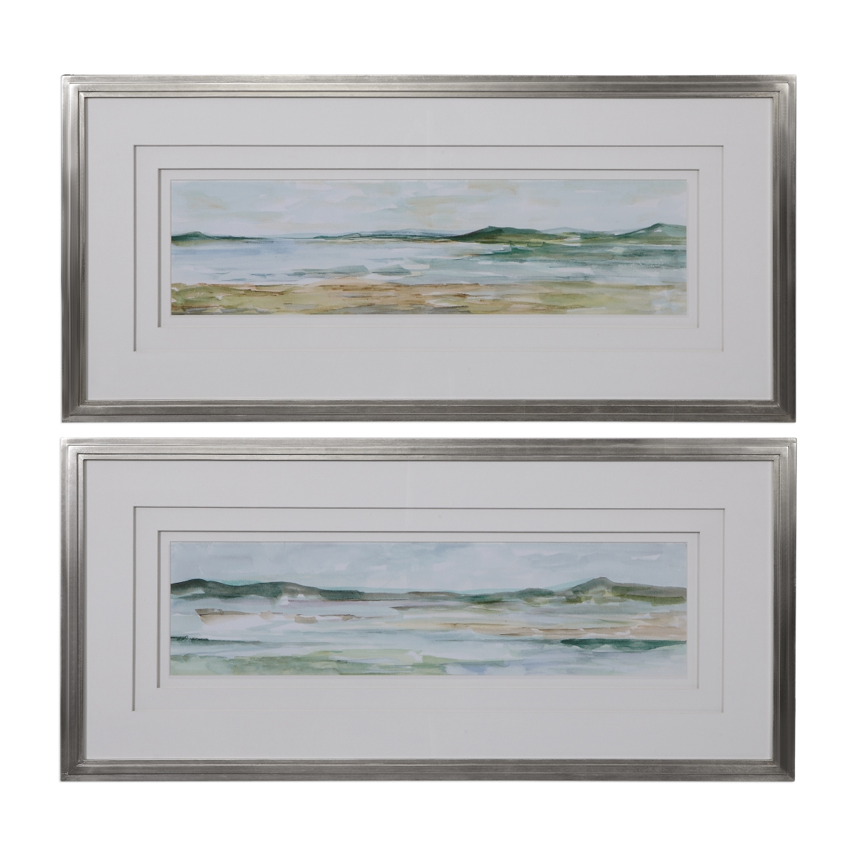 Picture of 212 Main 41594 Panoramic Seascape Framed Prints - Set of 2