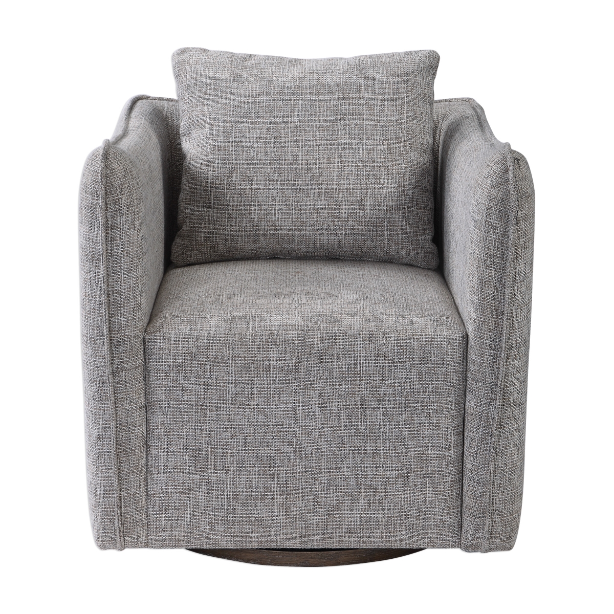 Picture of 212 Main 23492 19 in. Corben Swivel Chair  Gray
