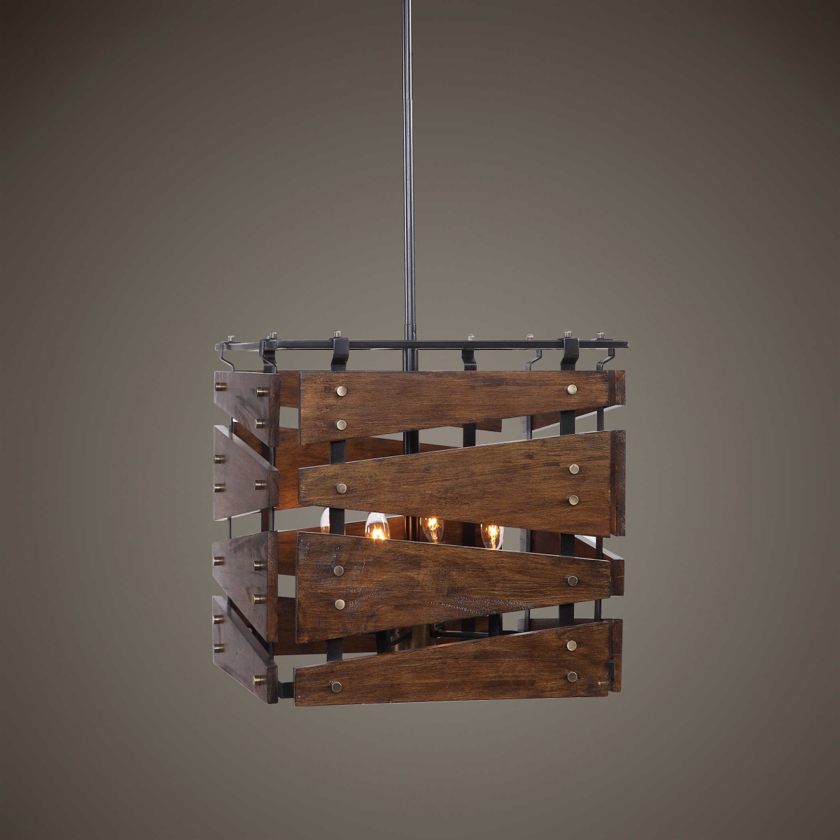 Picture of 212 Main 22153 Augie 4 Light Industrial Pendant