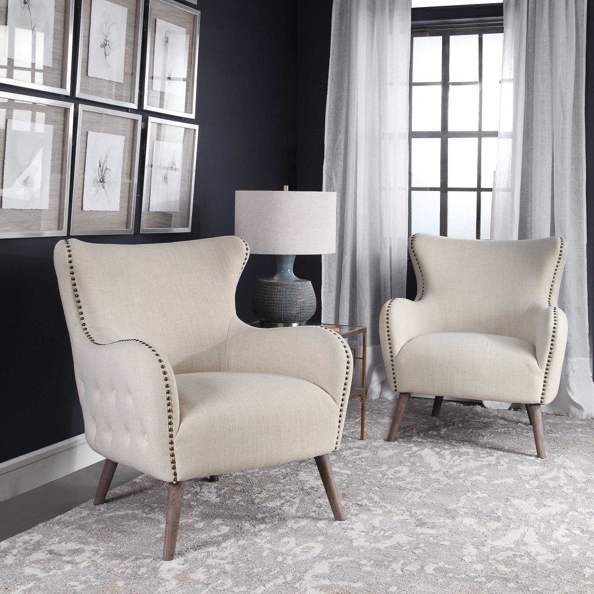 Picture of 212 Main 23500 Donya Cream Accent Chair