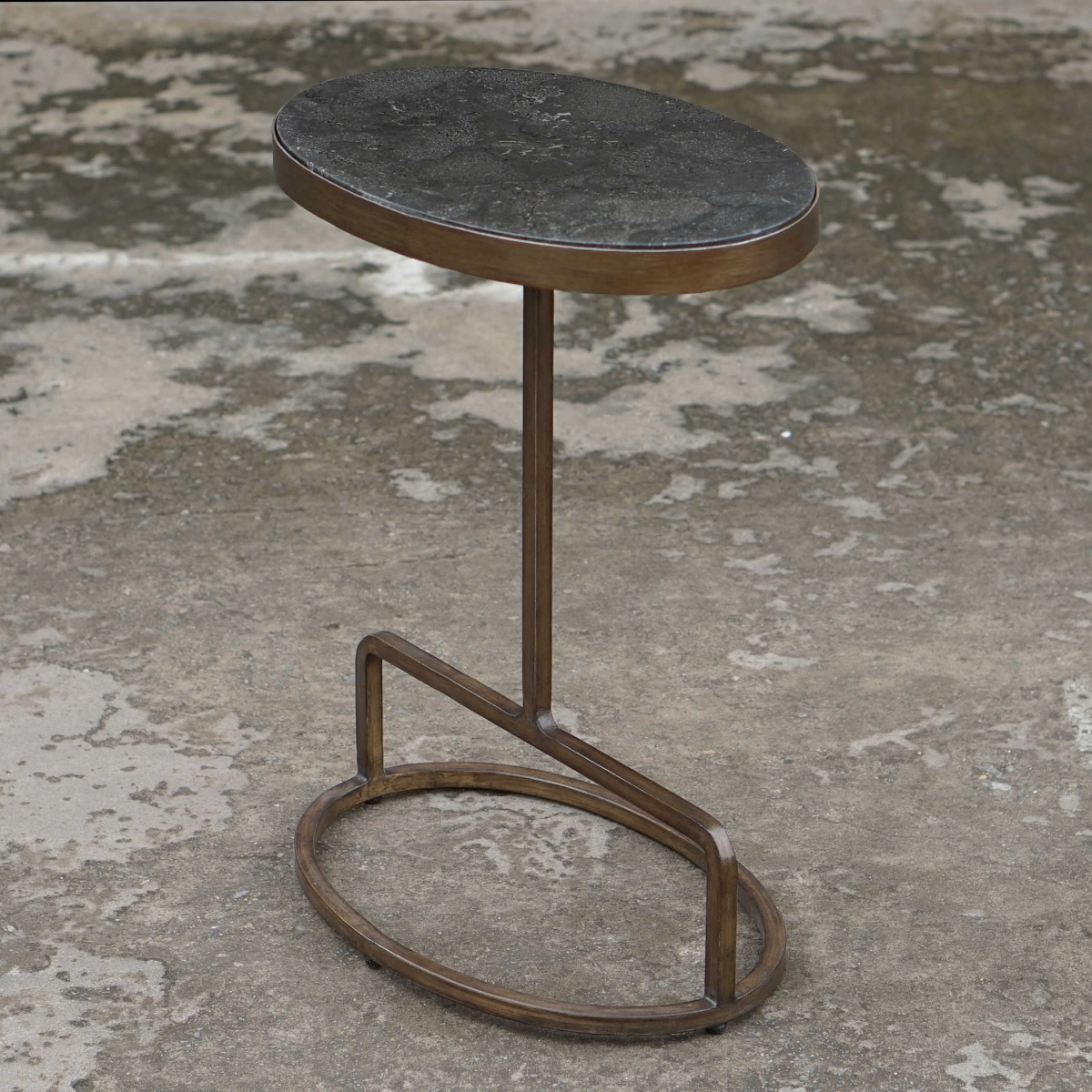 Picture of 212 Main 25348 Jessenia Stone Accent Table