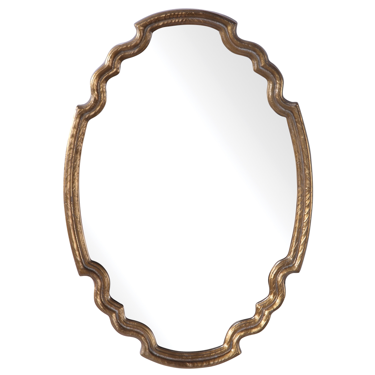 Picture of 212 Main 09584 Ariane Gold Oval Mirror