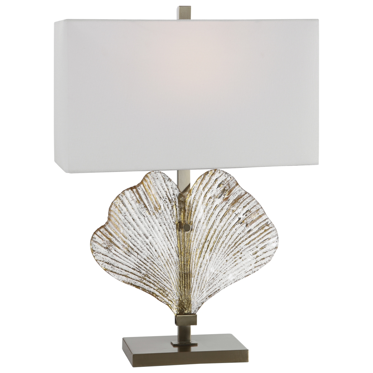 Picture of 212 Main 26363-1 Anara Glass Leaf Table Lamp