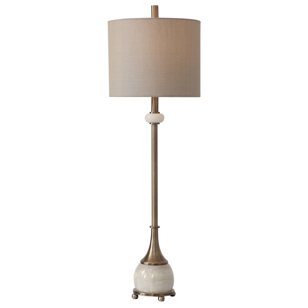 Picture of 212 Main 29687-1 Natania Plated Brass Buffet Lamp