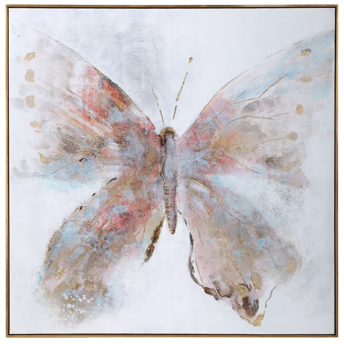 35365 Flying Hand Painted Canvas