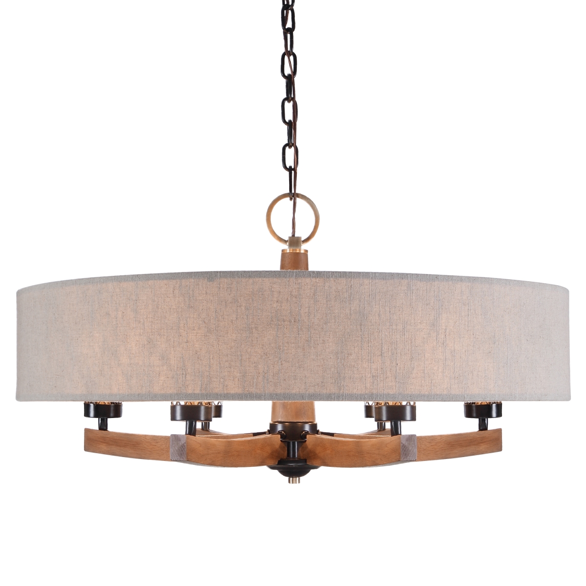 Picture of 212 Main 21331 Woodall 6 Light Drum Chandelier