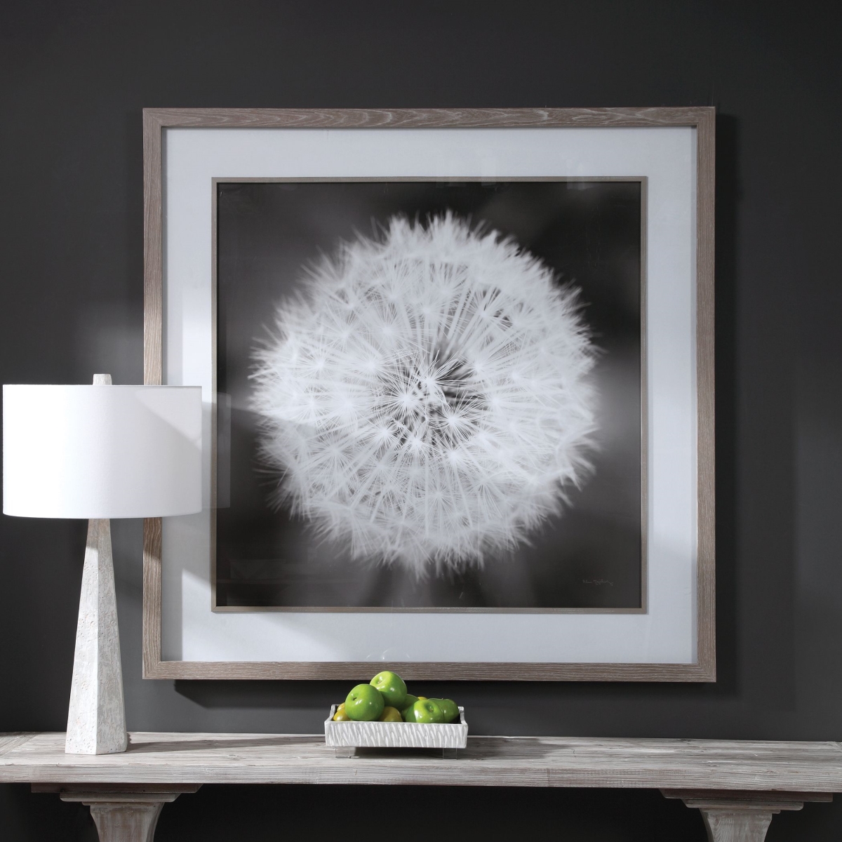 Picture of 212 Main 33711 57.75 x 57.75 x 4.125 in. Dandelion Seedhead Framed Print