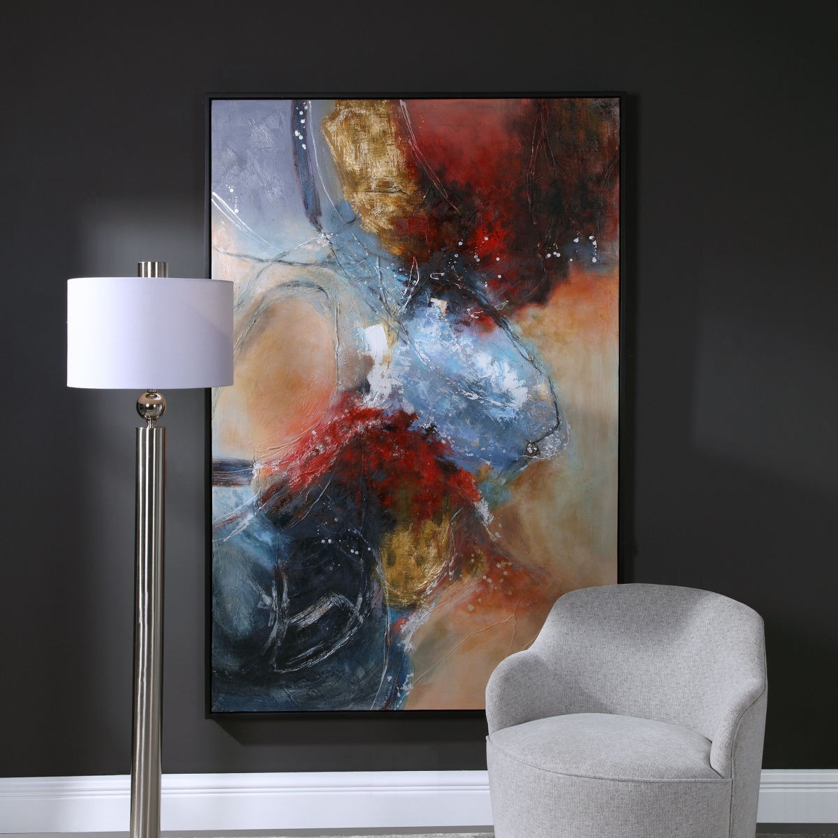 Picture of 212 Main 51306 57.09 x 81.10 x 3.94 in. Summer Sunset Abstract Art