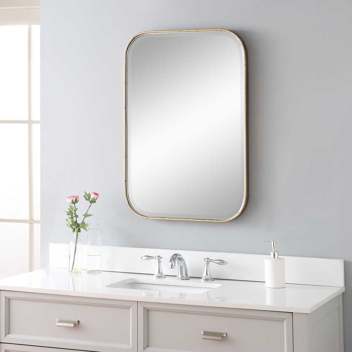 Picture of 212 Main 09599 34.5 x 4 x 31 in. Malay Vanity Mirror