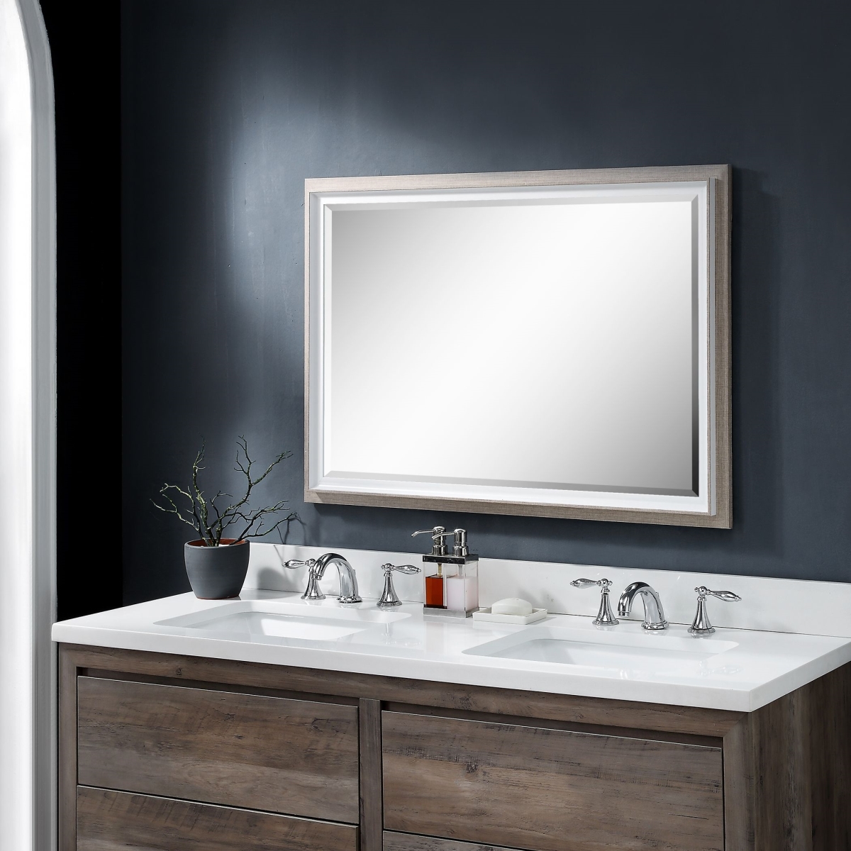 Picture of 212 Main 09603 35.125 x 46.125 x 6 in. Mitra Rectangular Mirror