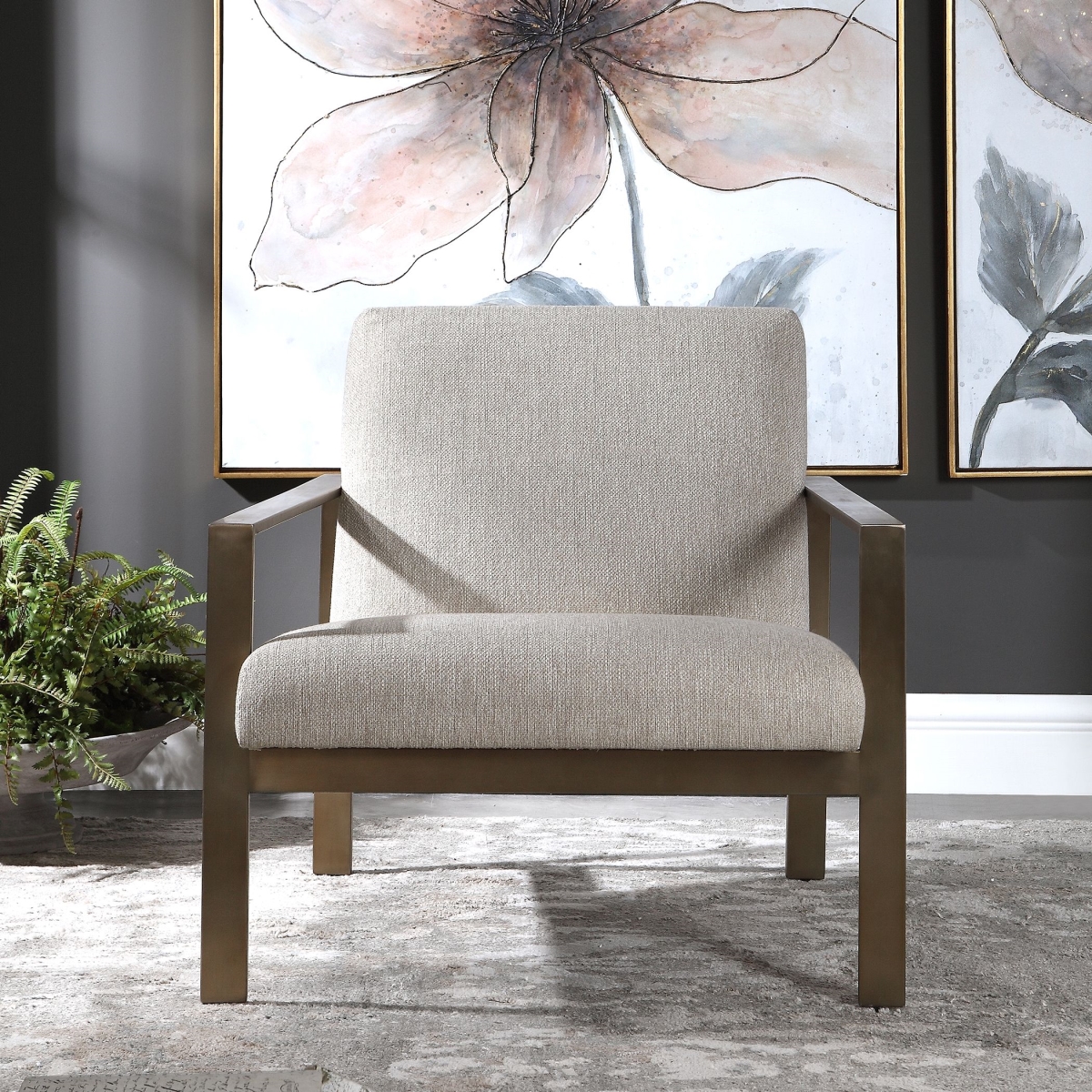 Picture of 212 Main 23525 40 x 48 x 37 in. Wills Contemporary Accent Chair