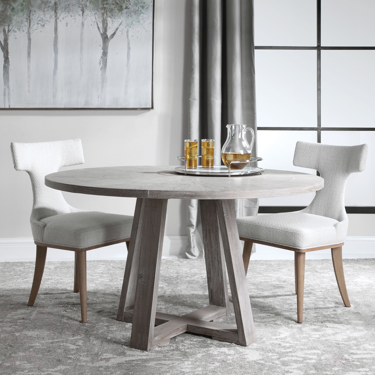 Picture of 212 Main 24952 40 x 75 x 60 in. Gidran Dining Table  Gray