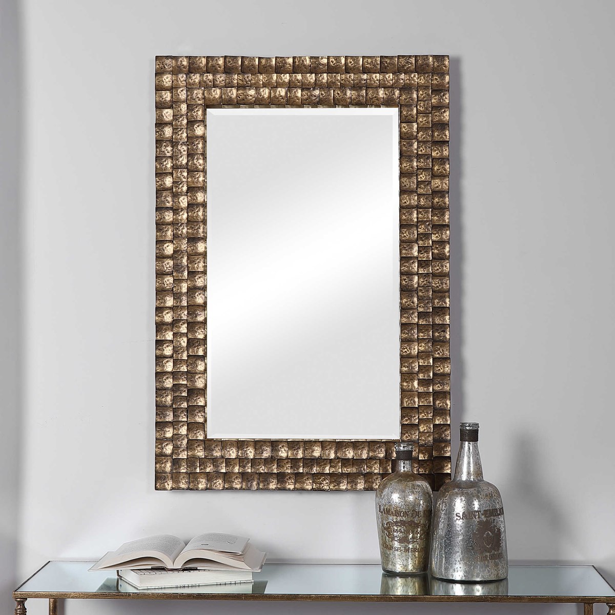 Picture of 212 Main 09612 Ramya Mirror  Gold