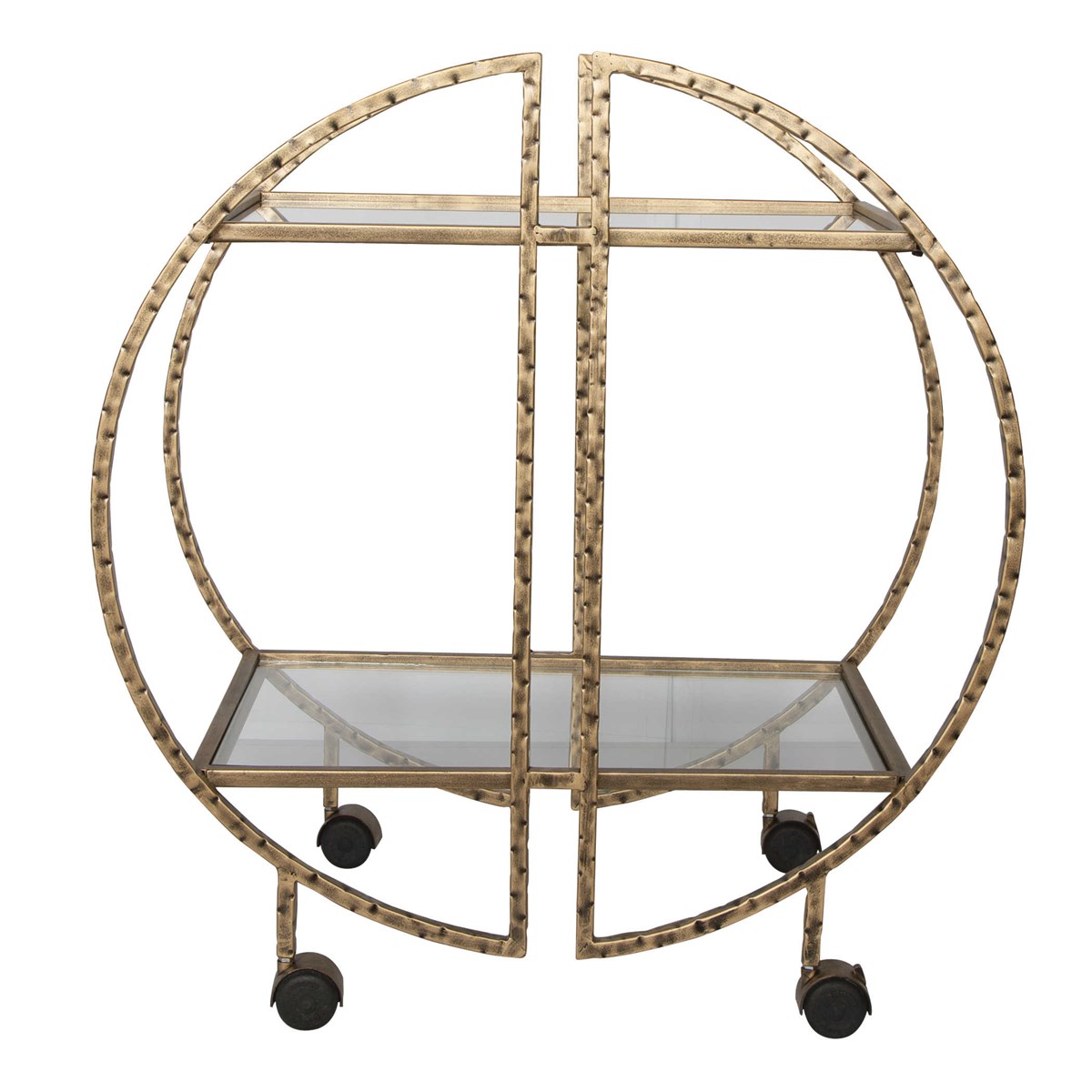 Picture of 212 Main 25065 24 x 40 x 42 in. Zelina Bar Cart  Gold