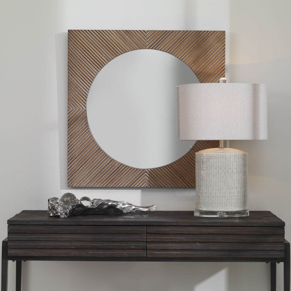 Picture of 212 Main 09689 36 x 4 x 48 in. Uma Wooden Square Mirror