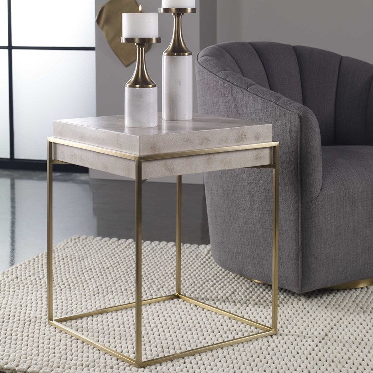Picture of 212 Main 25100 22 L x 22 W x 27 T in. Inda Modern Accent Table