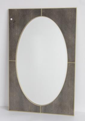Picture of 212 Main 09679 Cyprus Shagreen Mirror  Gray